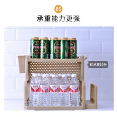 廚房置物架調(diào)料架廚具塑料用品用具收納臺(tái)面儲(chǔ)物架多層砧板架子